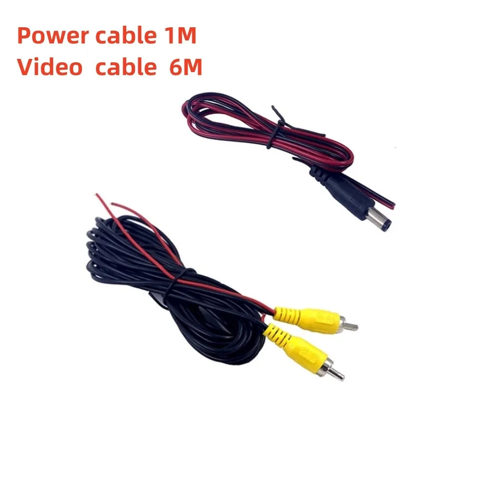 Caméra de Recul HD 170° VizzAuto™ – Vision Nocturne, Étanche IP68, LED Intégrées, Câble 6m
