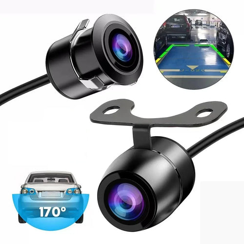 Caméra de Recul HD 170° VizzAuto™ – Vision Nocturne, Étanche IP68, LED Intégrées, Câble 6m