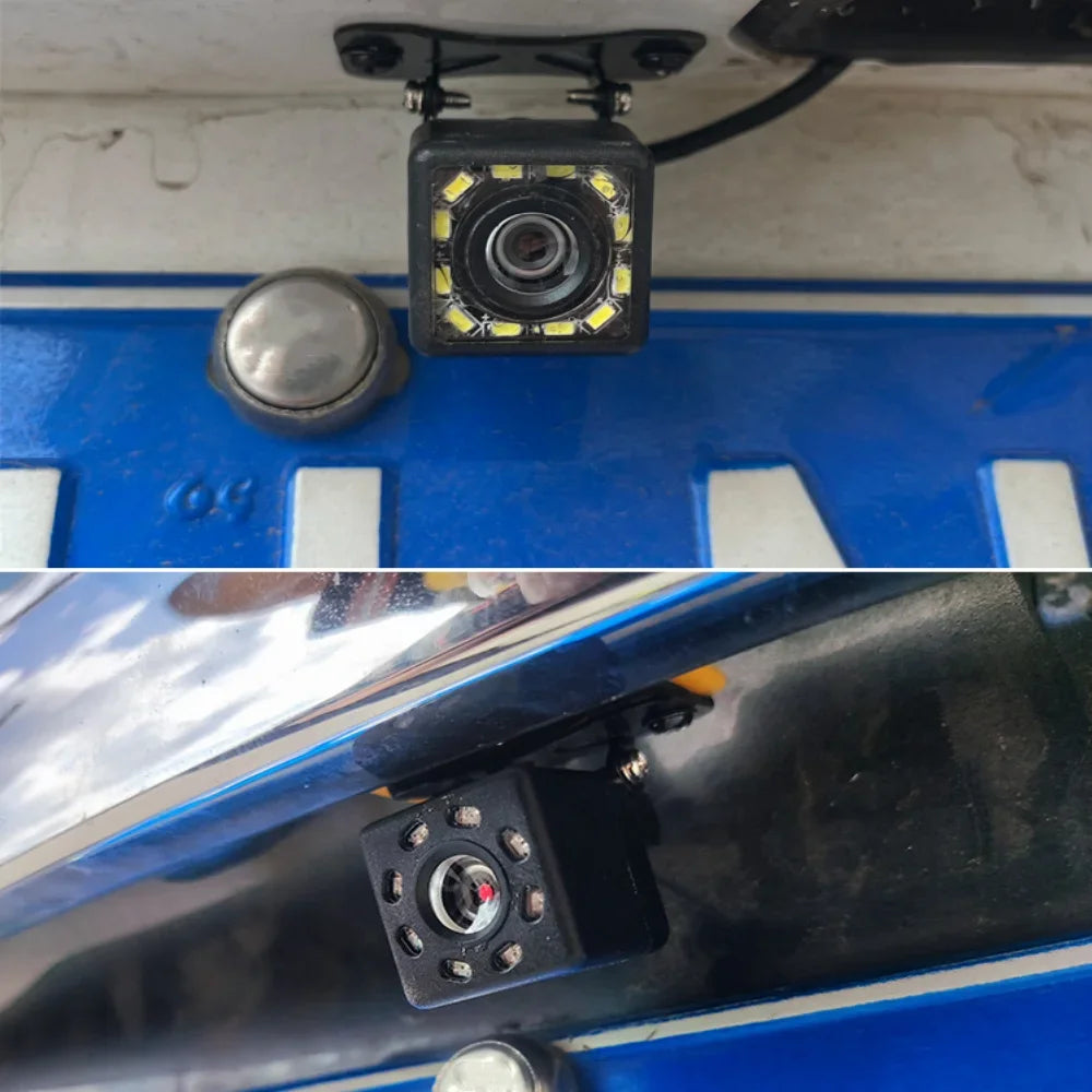 Caméra de Recul HD 170° VizzAuto™ – Vision Nocturne, Étanche IP68, LED Intégrées, Câble 6m
